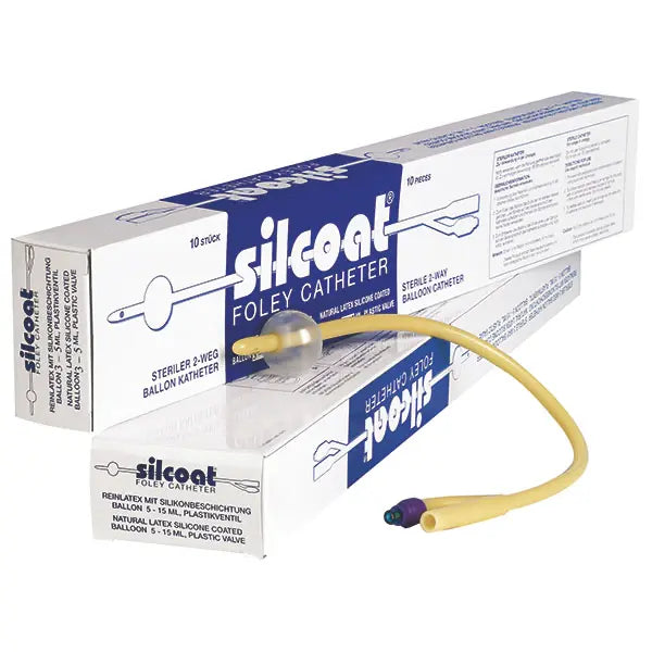 Ballonkatheter Langzeit Latex Foley mit Silikon-Außenbeschichtung