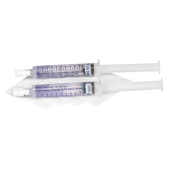 Port-Spülset mit 2 PosiFlush XS 10ml